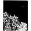 Cambridge® FloraDoodle 2025 Weekly Monthly Appointment Book Planner, Black/White, Large, 8 1/2" x 11" thumbnail images 1 of 7