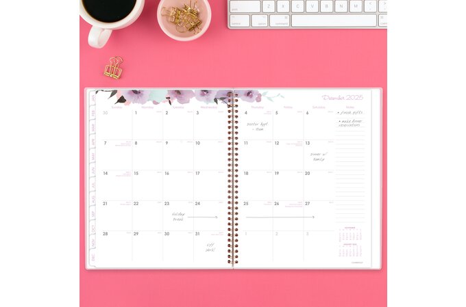 Cambridge® Mina 2025 Weekly Monthly Planner, Large, 8 1/2