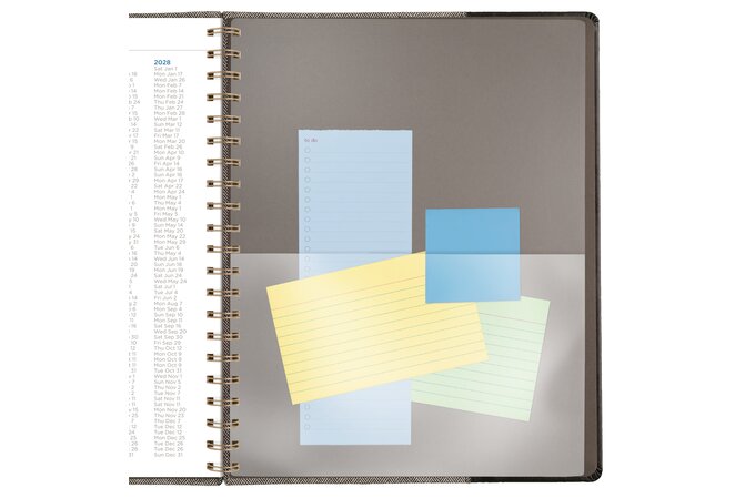 AT-A-GLANCE® Signature Collection 2025 Weekly Monthly Planner, Black