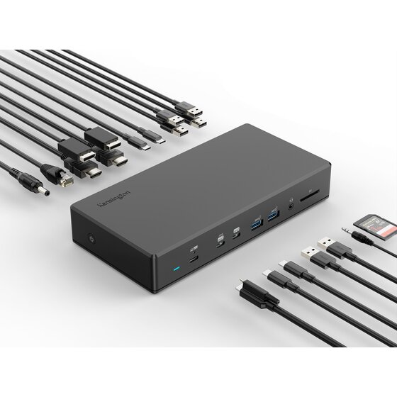 SD4880P EQ USB-C® 10Gbps Quad Video 17-in-1 Driverless Dock