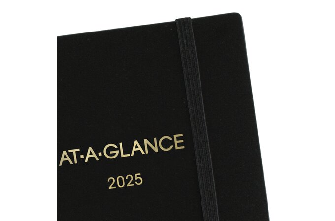 AT-A-GLANCE® Move-A-Page 2025 Monthly Planner, Black, Large, 8 3/4" x