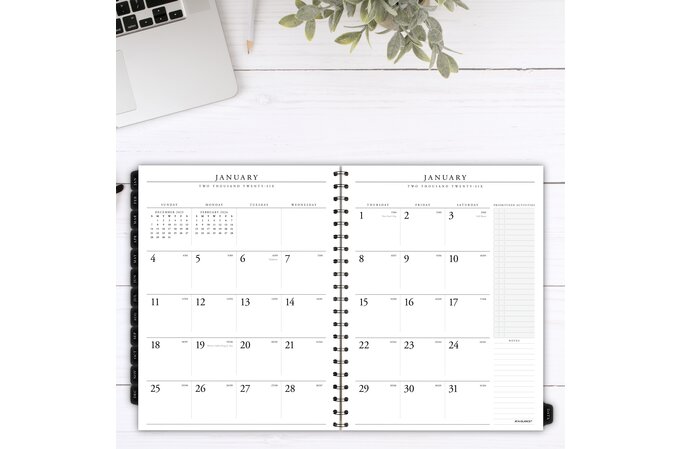 AT-A-GLANCE® Executive 2025 Weekly Monthly Refill for 70-NX81, Large, 8 ...