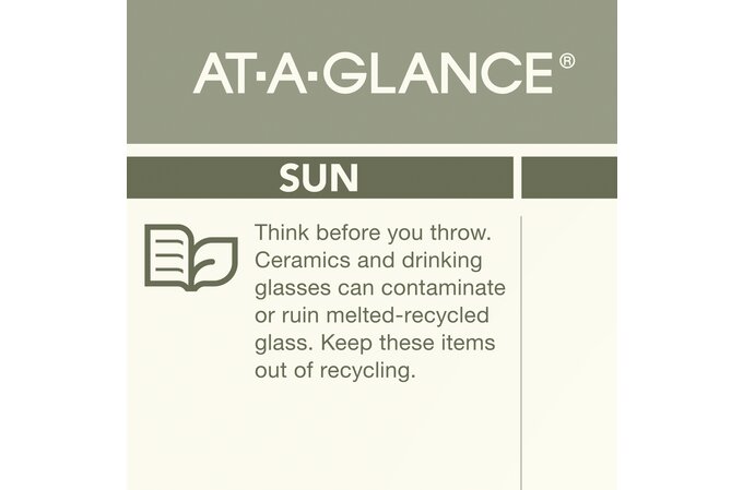 AT-A-GLANCE® 2025 Recycled Monthly Wall Calendar, Medium, 15" x 12