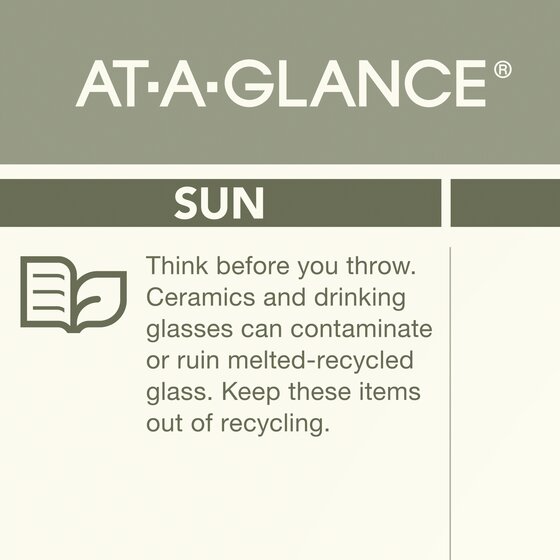 AT-A-GLANCE® 2025 Recycled Monthly Wall Calendar, Medium, 15" x 12