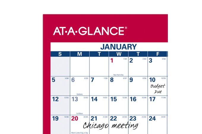 AT-A-GLANCE® 2025 Vertical Horizontal Reversible Erasable Yearly Wall