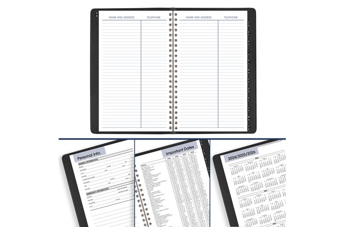 AT-A-GLANCE® DayMinder® 2025 Weekly Appointment Book Planner, Tabbed