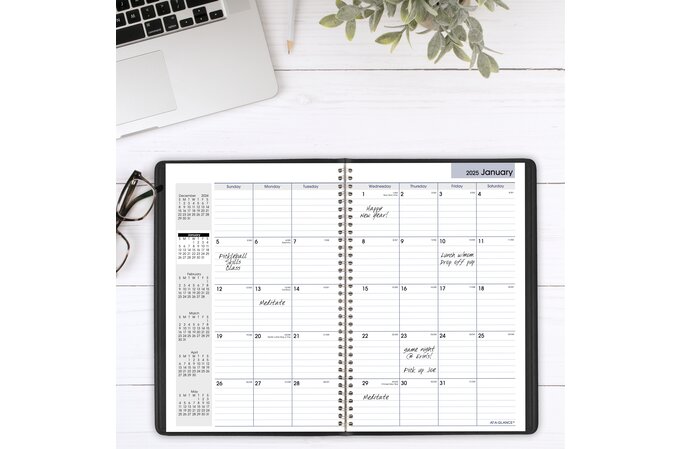 at-a-glance-dayminder-2025-monthly-planner-black-large-8-x-12