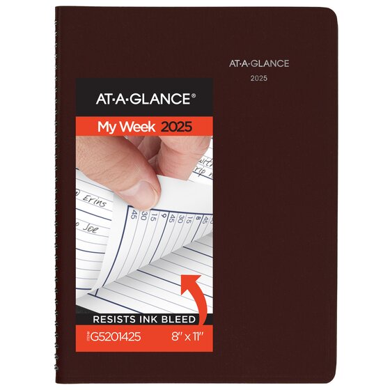 Amazon.com : Hourly Planner & Appointment Book (8.5” x 11
