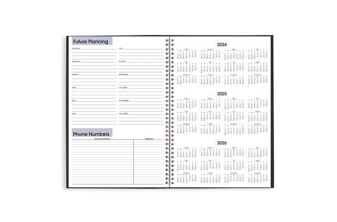 AT-A-GLANCE® DayMinder® 2025 Monthly Planner, Black, Large, 8