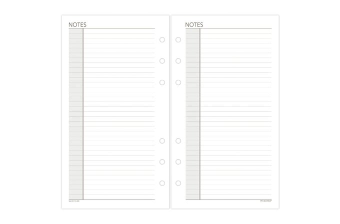 AT-A-GLANCE® Notes Pages, Loose-Leaf, Portable Size, 3 3/4" x 6 3/4 ...