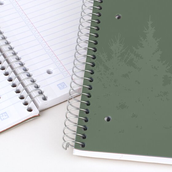 Five Star® Recycled Notebook Plus Study App, 1 Subject, College