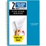 Five Star® Spiral Notebook, 2 Subject, College Ruled, 6" x 9 1/2", Tidewater Blue thumbnail images 1 of 6