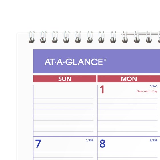 ATAGLANCE® 2025 Monthly Wall Calendar, Medium, 15" x 12" Monthly