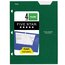 Five Star 4-Pocket Paper Folder, Forest Green thumbnail images 1 of 6