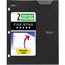 Five Star® 2-Pocket Stay-Put Plastic Folder, Black thumbnail images 1 of 6
