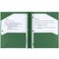 Five Star® Stay-Put Plastic Pocket and Prong Folder, Forest Green thumbnail images 2 of 8