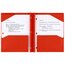 Five Star® Stay-Put Plastic Pocket and Prong Folder, Fire Red thumbnail images 2 of 8