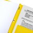 Five Star Stay-Put Plastic Pocket and Prong Folder, Harvest Yellow thumbnail images 4 of 8