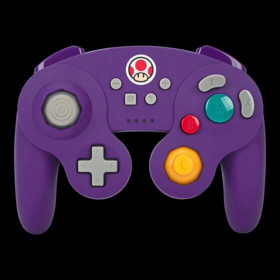 Purple gamecube shop controller switch