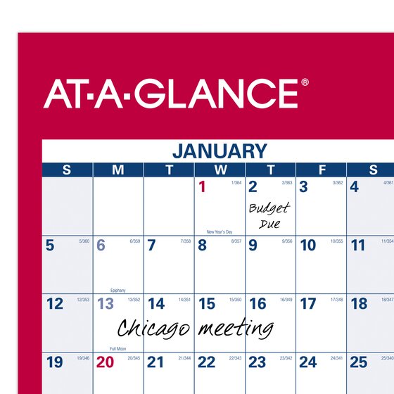 ATAGLANCE® 2025 Vertical Horizontal Reversible Yearly Wall Calendar