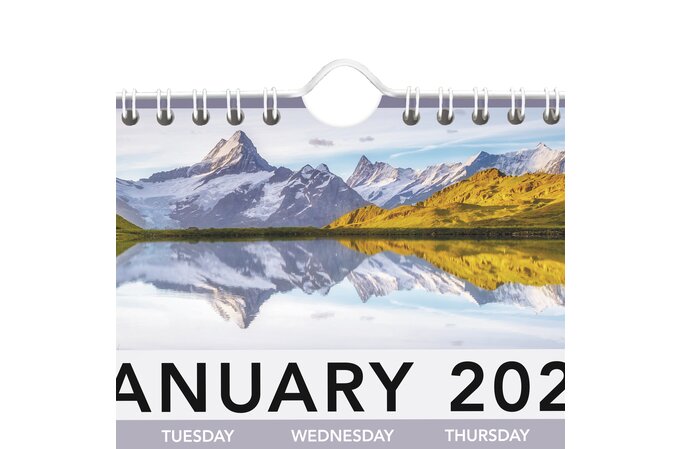 AT-A-GLANCE® 2025 Landscape Monthly Wall Calendar, Medium, 12" x 12