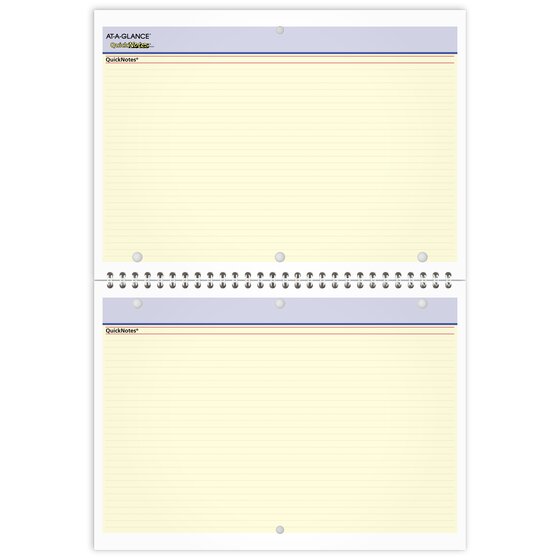 AT-A-GLANCE® QuickNotes® 2025 Monthly Desk Wall Calendar, Small, 11