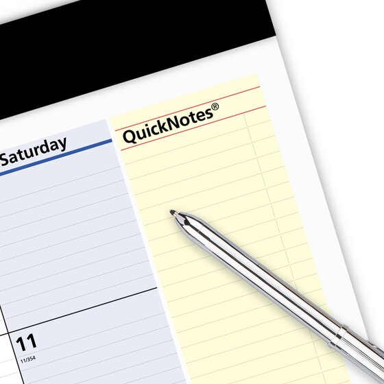 入荷now 買えない AT-A-GLANCE® QuickNotes® Calendar Pad Desk Monthly 2025 カレンダー