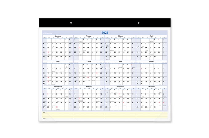 At A Glance® Quicknotes® 2025 Monthly Desk Pad Calendar Standard 21 3