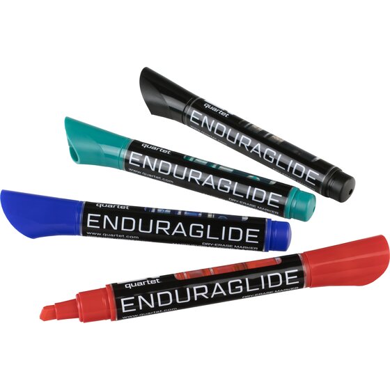 Quartet EnduraGlide Dry-Erase Kit, Chisel Tip Dry-Erase Markers, Eraser...