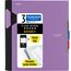 Five Star® Advance® Spiral Notebook Plus Study App, 3 Subject, College Ruled, 8 1/2" x 11", Amethyst Purple thumbnail images 1 of 8