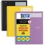 Five Star® Interactive Notebook, 1 Subject, College Ruled, 3 Pack, Black, Amethyst Purple, Harvest Yellow thumbnail images 1 of 7