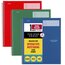 Five Star® Interactive Notebook, 1 Subject, Wide Ruled, 3 Pack, Forest Green, Fire Red, Pacific Blue thumbnail images 1 of 7