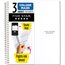 Five Star® Spiral Notebook Plus Study App, 3 Subject, College Ruled, 8 1/2" x 11", White thumbnail images 1 of 7