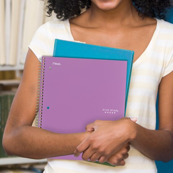 Five Star® Spiral Notebook Plus Study App, 1 Subject