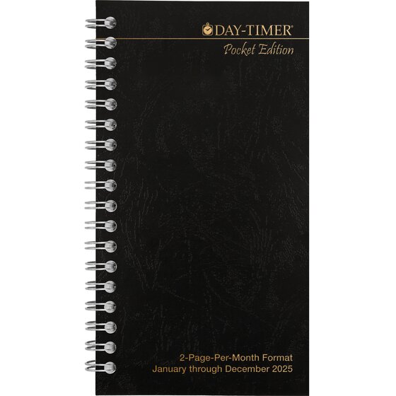 DayTimer® January 2025 December 2025 Two Page Per Week Planner