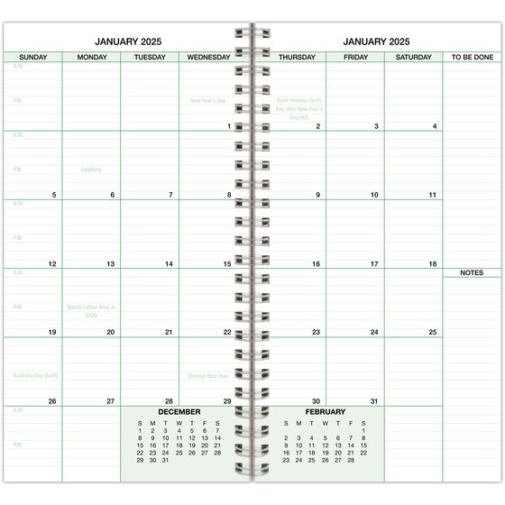 yイエローカレンダー 2026 At-A-Glance 481-285Y Day Runner Weekly Monthly Planner