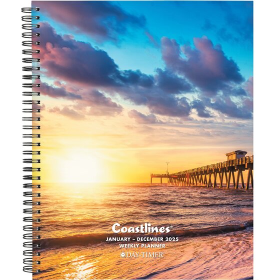 DayTimer® Coastlines® January 2025 December 2025 Two Page Per Week