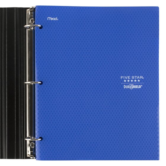 Five Star® DuraShield™ Antimicrobial 2-Pocket Stay-Put Folder, 4