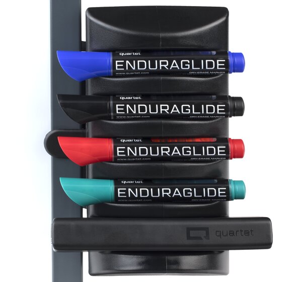 Quartet Prestige 2 Connects Marker Caddy, 4 EnduraGlide Dry-Erase