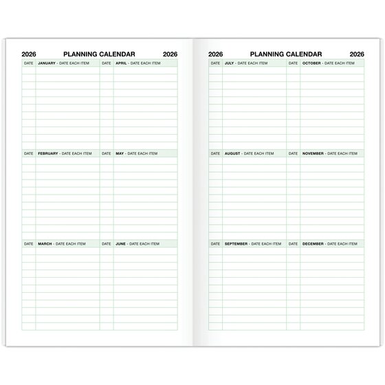 DayTimer® January 2025 August 2026 20Month Advance Planner Refill