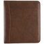 Day-Timer® Distressed Leather Zippered Planner Cover, Dark Tan, Folio Size, Fits 8 1/2" x 11" Pages thumbnail images 1 of 7