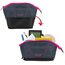 Five Star® Quick View Pencil Pouch, Navy/Pink thumbnail images 2 of 5