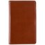 Day-Timer® Western Coach Leather Open Style Planner Cover, Dark Tan, Compact Size, Fits 3" x 5" Pages thumbnail images 1 of 5