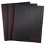 Black n' Red Hardcover Business Notebook, Twin Wire, 70 Sheets, 11" x 8 1/2", 3 Pack, Black thumbnail images 1 of 7