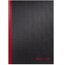 Black n' Red‭ Hardcover Business Notebook, Casebound, 96 Sheets, 11 3/4" x 8 1/4", Black‬‬‬‬‬‬ thumbnail images 1 of 7