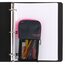 Five Star® Stand 'N Store Pencil Pouch, Navy/Pink thumbnail images 3 of 6