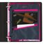 Five Star® Flat Zipper Pouch, Navy/Pink thumbnail images 4 of 6