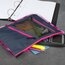 Five Star® Flat Zipper Pouch, Navy/Pink thumbnail images 5 of 6