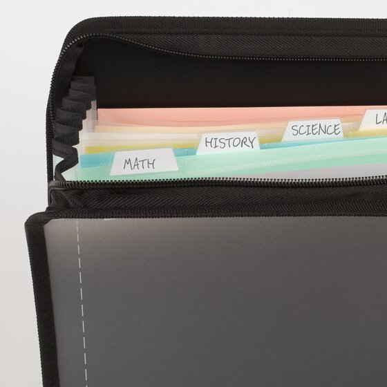 Five Star 7-Pocket Expanding Files with Reminder Tabs Plus