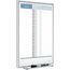 Quartet Matrix In Out Board, 11" x 16", Magnetic, Track Up To 15 Employees thumbnail images 3 of 5